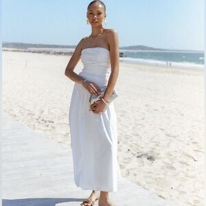 Petal & Pup White Maxi Dress